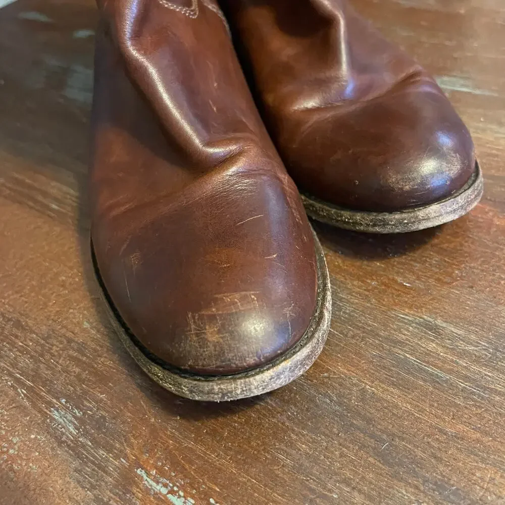 FRYE Melissa Button #77167 Tall Leather Women's Riding Boots Size 6 B